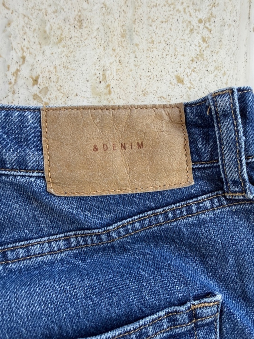 & Denim Vintage Mom Jeans Ultra High Waist Ankle Length Size 10 - Picture 5 of 7